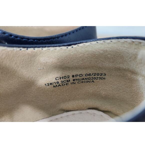 Kiderence Mary Jane Shoes Girls Size 12M Little Kids Navy Blue School Dress - Picture 6 of 10